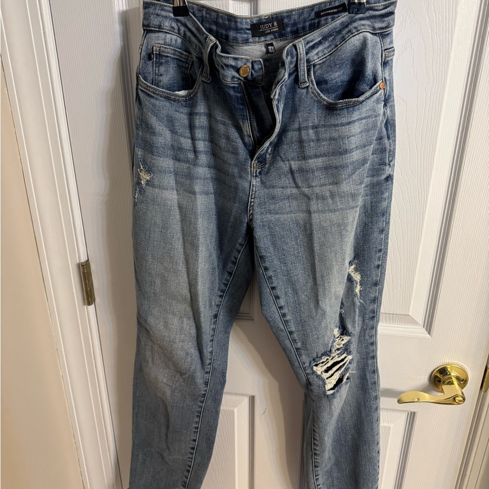 Judy Blue Distressed Blue Jeans